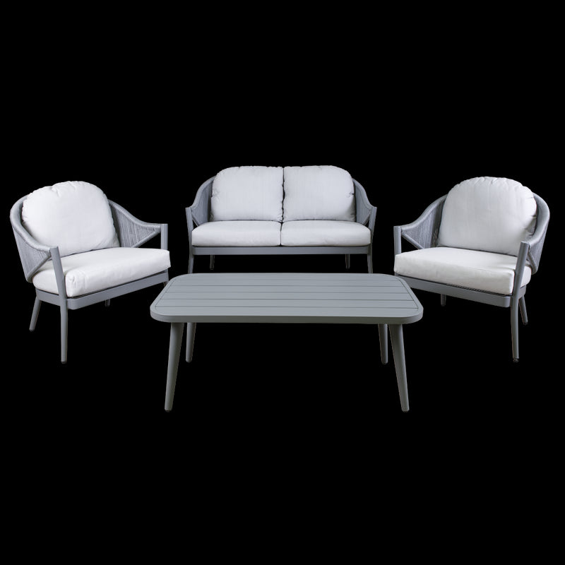 Dellonda Echo 4 Piece Garden Set Dellonda  - Dynamic Drive