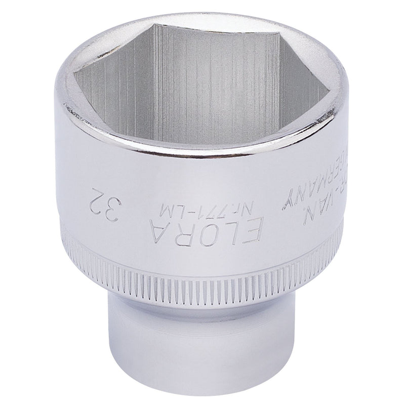 Draper Elora Hexagon Socket, 1/2" Sq. Dr., 32mm 15321 Draper - Dynamic Drive
