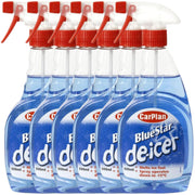 6x CarPlan Blue Star De Icer De-Icer Trigger Spray Winter Car 500ml CarPlan - Dynamic Drive