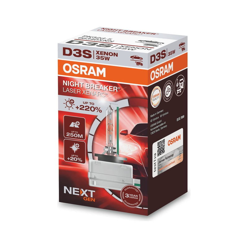 Osram XENARC NIGHT BREAKER LASER D3S, Next Generation, 220% more brightness, HID Osram - Dynamic Drive