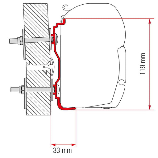 Fiamma Adapter Hymer 2016 400: Quality Gear for Your Dream Camper Fiamma - Dynamic Drive