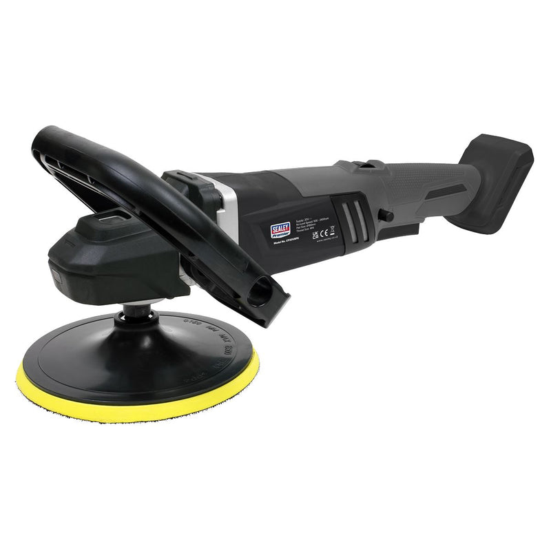 Sealey Brushless Rotary Polisher 20V SV20 Series180mm Body Only CP20VRPX Sealey - Dynamic Drive