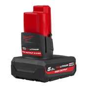 Milwaukee M12 5.0Ah Redlithium Ion High Outpu 4932480165 Milwaukee - Dynamic Drive