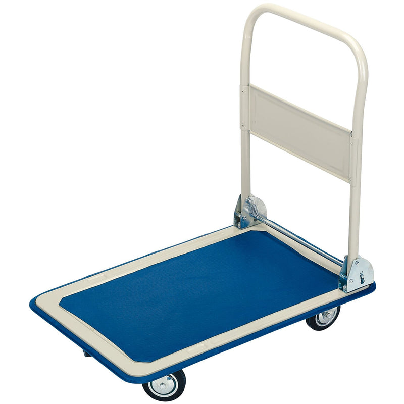 Draper Platform Trolley with Folding Handle, 630 x 480 x 850mm, 150kg 44005 Draper - Dynamic Drive