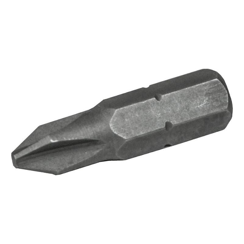 Faithfull Phillips S2 Grade Steel Screwdriver Bits PH3 x 25mm (Pack 3) Faithfull - Dynamic Drive
