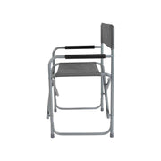 Bo-Camp Director's Chair Steel Grey Bo-Camp - Dynamic Drive