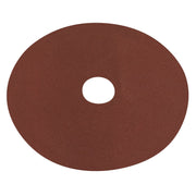 Sealey Fibre Backed Disc125mm 80Grit Pack of 25 WSD580 Sealey - Dynamic Drive