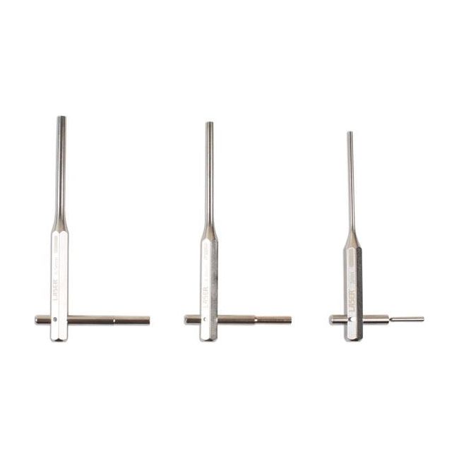 Laser Twin Function Brake Pin Punch Set 3pc 7865 Laser - Dynamic Drive