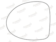 Summit Heated Base Plate With Standard Mirror Glass fits Renault Twingo 07 to 14 LHS Summit - Dynamic Drive