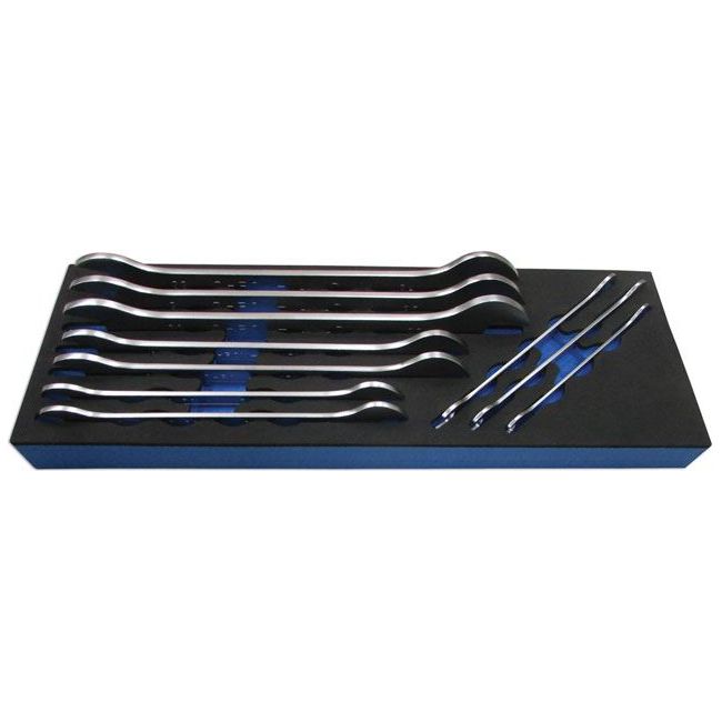 Laser Ultra Thin Open Ended Spanner Set 10pc 6996 Laser - Dynamic Drive