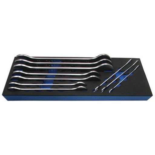 Laser Ultra Thin Open Ended Spanner Set 10pc 6996 Laser - Dynamic Drive