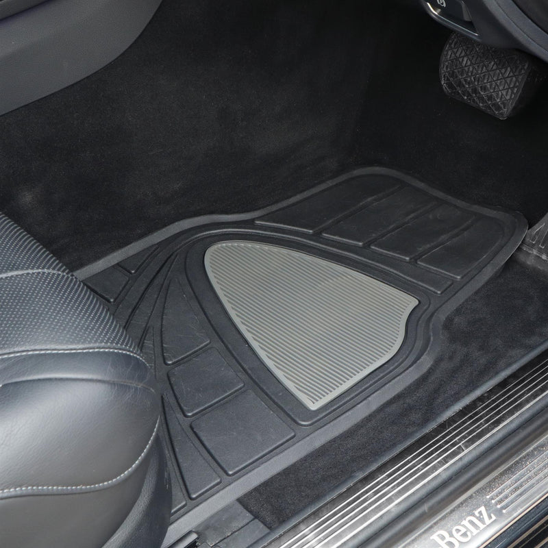 Streetwize Universal Rubber Mat Set - Luxury (With Full Cross Rear) - 4 Piece Streetwize  - Dynamic Drive