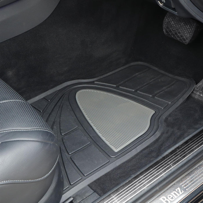 Streetwize Universal Rubber Mat Set - Luxury (With Full Cross Rear) - 4 Piece Streetwize  - Dynamic Drive