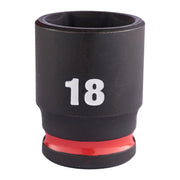 Milwaukee 18mm 3/8 Impact Socket Std-1Pc New 4932480275 Milwaukee - Dynamic Drive