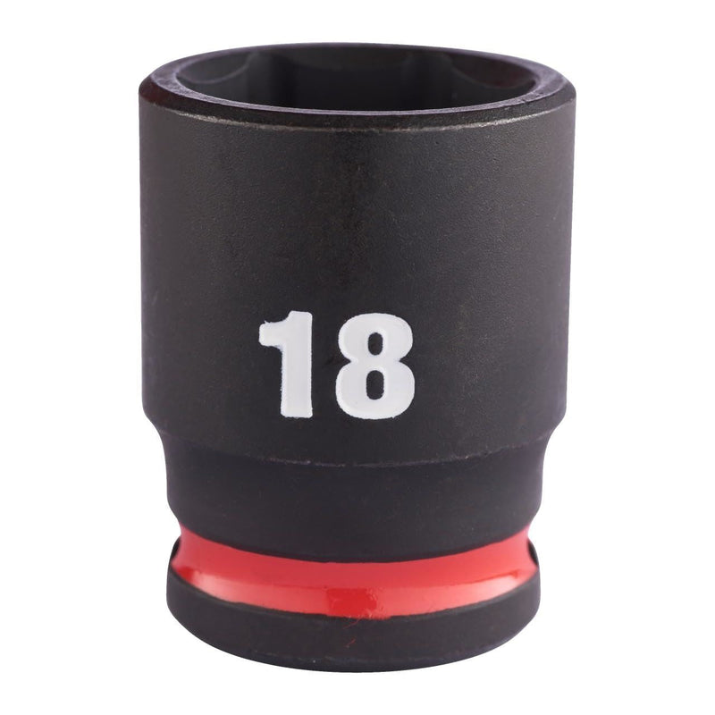 Milwaukee 18mm 3/8 Impact Socket Std-1Pc New 4932480275 Milwaukee - Dynamic Drive