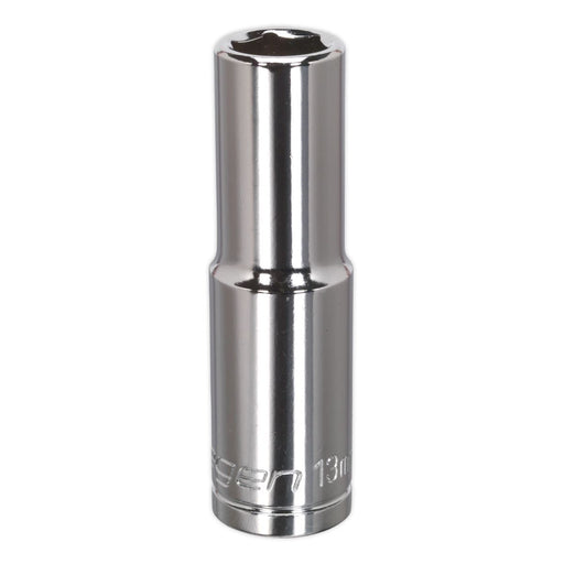 Sealey WallDrive Socket 13mm Deep 1/2"Sq Drive S0669 Sealey - Dynamic Drive