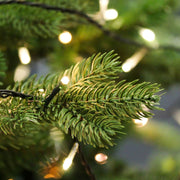 Dellonda Pre-Lit 5ft Hinged Christmas Tree with Warm White LED Lights & PE/PVC Tips Dellonda - Dynamic Drive