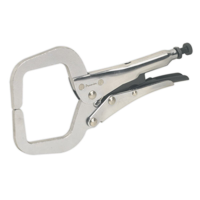 Sealey Locking C-Clamp 165mm 0-45mm Capacity AK6826 Sealey - Dynamic Drive