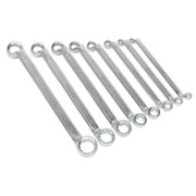 Sealey Offset Double End Ring Spanner Set 8pc Metric AK6327 Sealey - Dynamic Drive