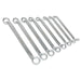 Sealey Offset Double End Ring Spanner Set 8pc Metric AK6327 Sealey - Dynamic Drive