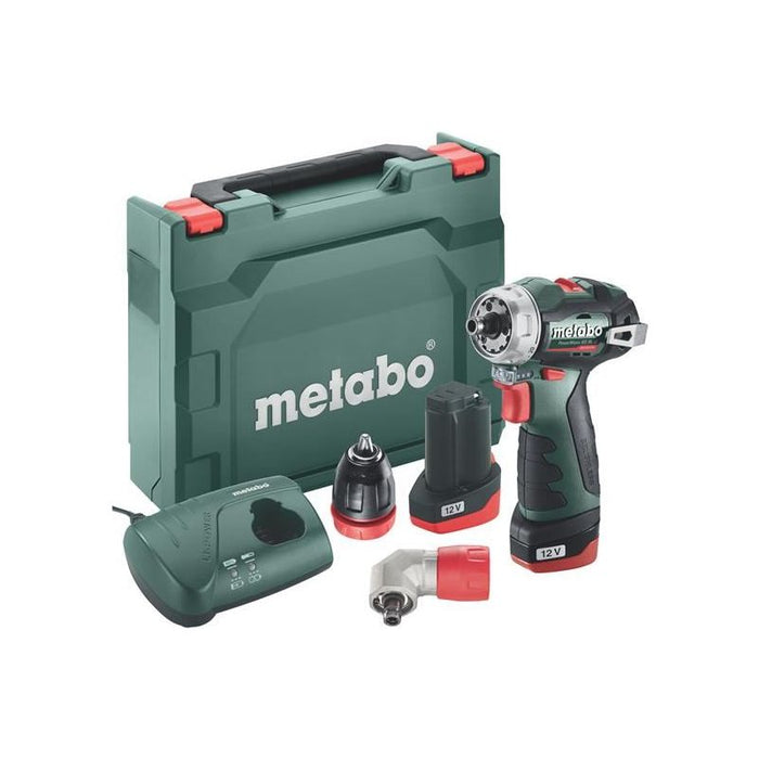 Metabo PowerMaxx BS BL Q Brushless Drill/Screwdriver 12V 2 x 2.0Ah Li-ion Metabo - Dynamic Drive
