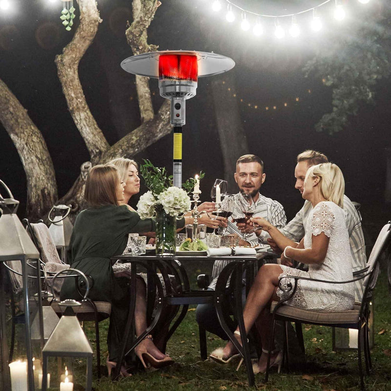 Dellonda Outdoor Garden Gas Patio Heater 13kW Commercial & Domestic Use Black Dellonda - Dynamic Drive