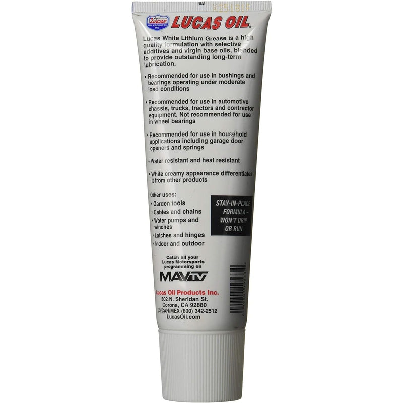 Lucas Oil White Lithium Grease 236 Ml 10533 Lucas Oil - Dynamic Drive