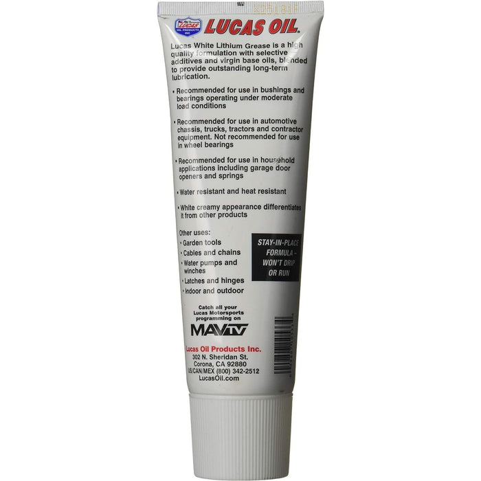 Lucas Oil White Lithium Grease 236 Ml 10533 Lucas Oil - Dynamic Drive