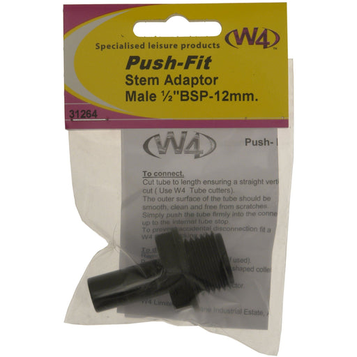 MDS1203 W4 Stem Adaptor Male 1/2 BSP - 12mm 31264 W4 - Dynamic Drive