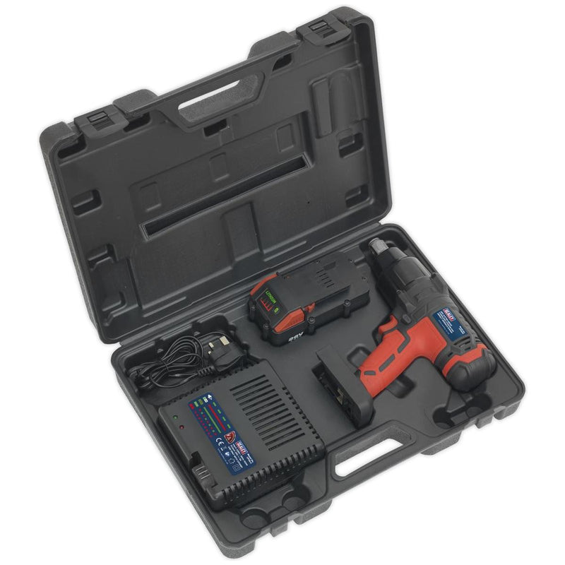 Sealey Cordless Impact Wrench 26V Lithium-ion 3/4"Sq Drive 816Nm CP2634 Sealey - Dynamic Drive