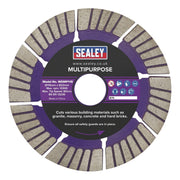 Sealey Cutting Disc Multipurpose Dry/Wet Use115mm WDMP115 Sealey - Dynamic Drive