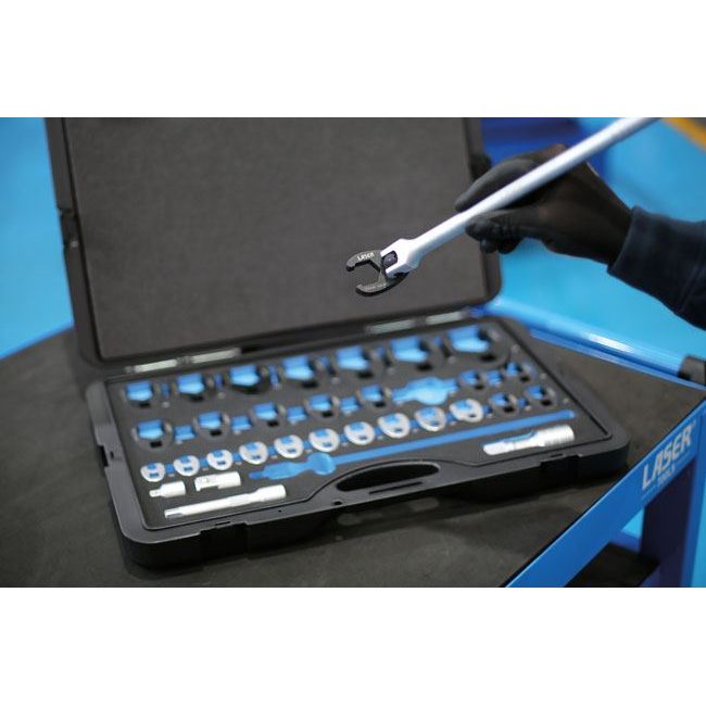 Laser Crows Foot Wrench Set 32pc 8516 Laser - Dynamic Drive