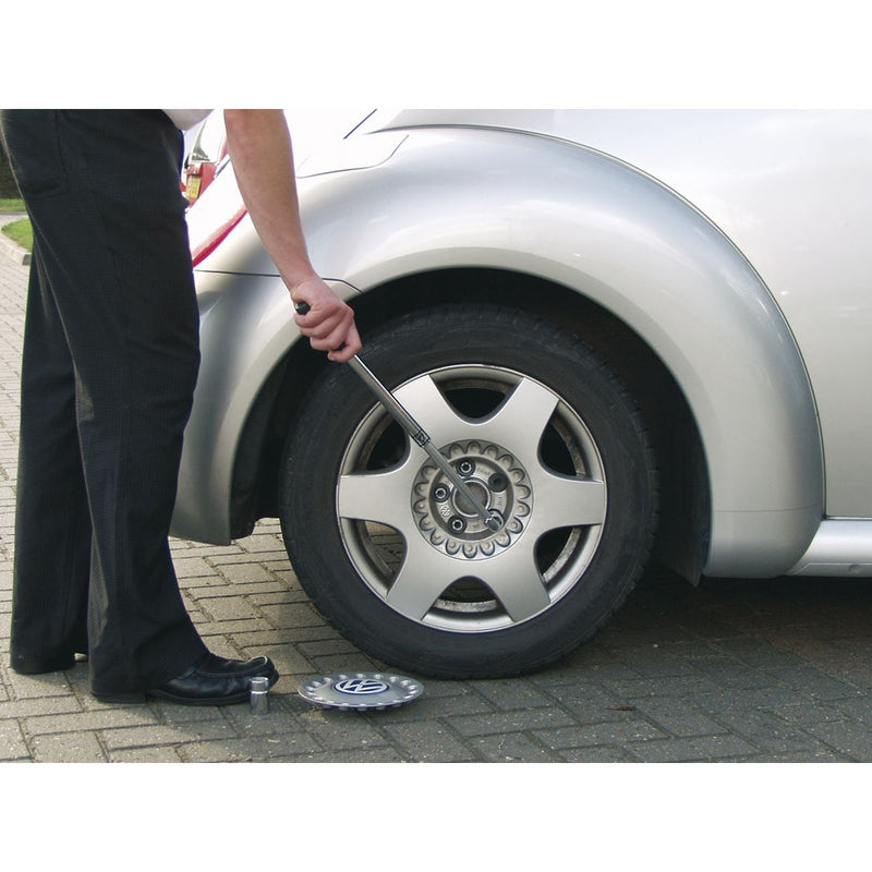 Sealey Extendable L-Bar Wrench Set 3pc 1/2"Sq Drive S0472 Sealey - Dynamic Drive