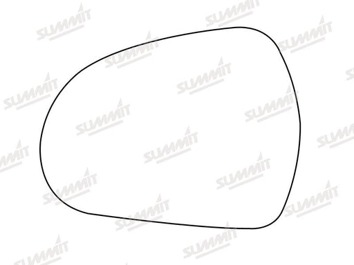Summit Heated Base Plate With Standard Mirror Glass fits Peugeot 207, 207cc, 308 LHS Summit - Dynamic Drive