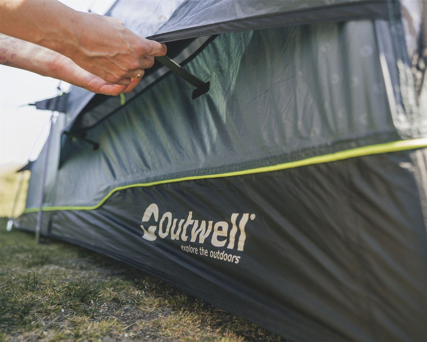 Outwell Rockwell 4 Pole Tent Blue 4 Person Outwell - Dynamic Drive
