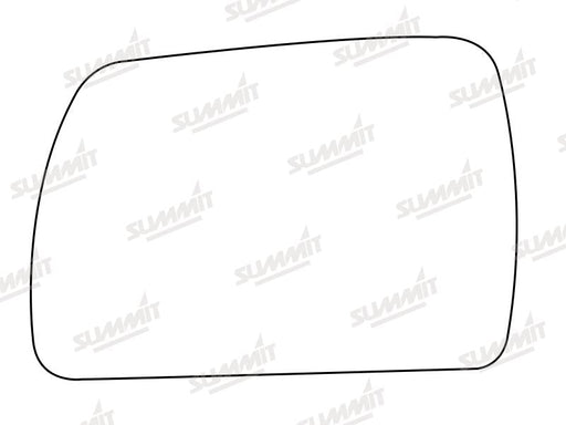 Summit Stick-On Aspheric Mirror Glass fits BMW X3 03 to 10 LHS Summit - Dynamic Drive