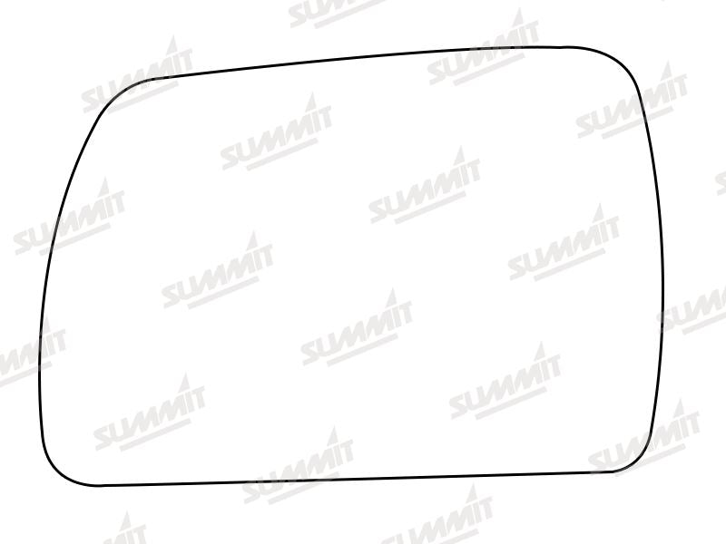 Summit Stick-On Aspheric Mirror Glass fits BMW X3 03 to 10 LHS Summit - Dynamic Drive
