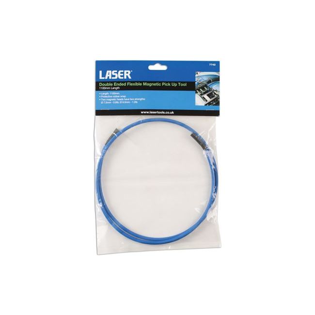 Laser Double Ended Flexible Magnetic Pick Up Tool 7742 Laser - Dynamic Drive