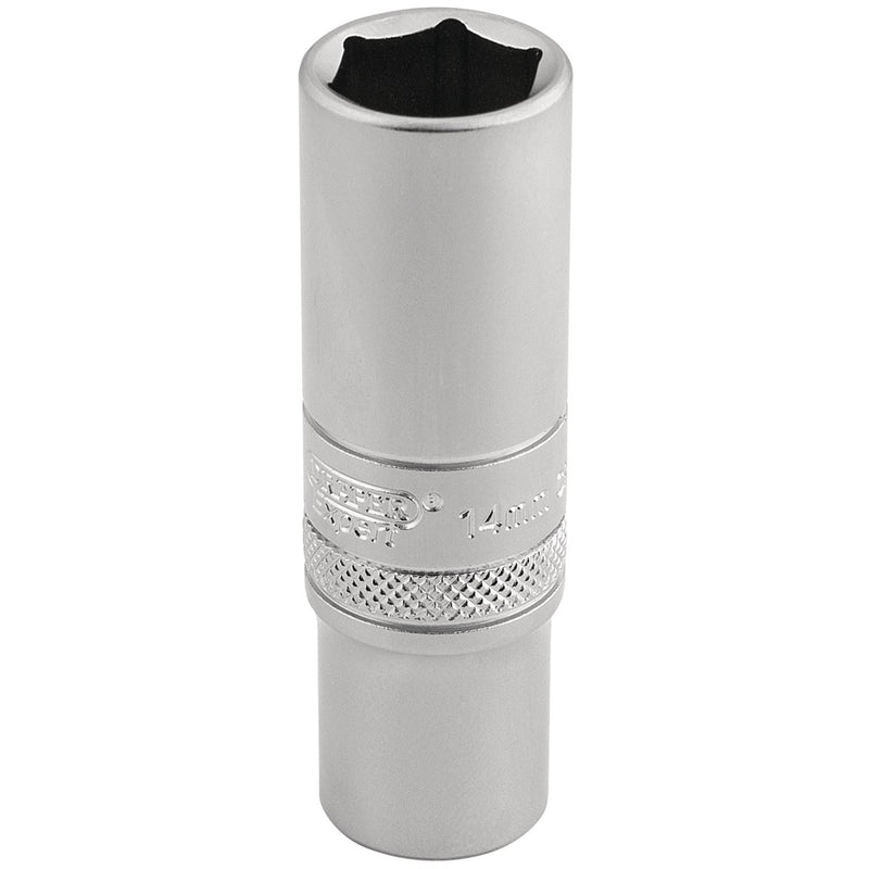 Draper 6 Point Metric Deep Socket, 3/8" Sq. Dr., 14mm 16582 Draper - Dynamic Drive