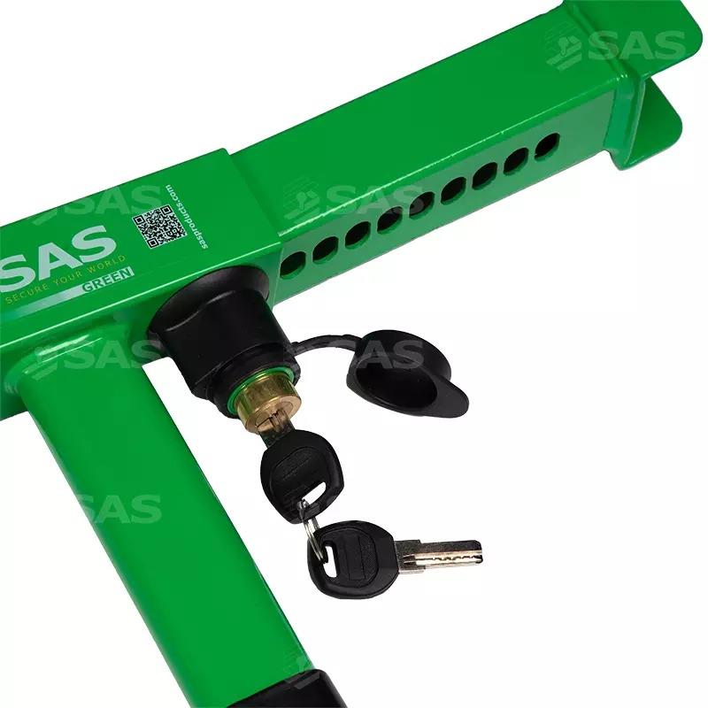 SAS Green Series V2 Wheel Clamp Lightweight Secure Theft Deterrent Caravan Trailer Wheels SAS - Dynamic Drive