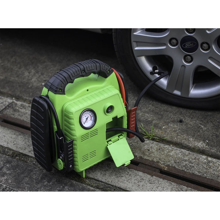 Sealey 12V RoadStart Emergency Power Pack 900 Peak Amps Car Battery Booster Sealey  - Dynamic Drive