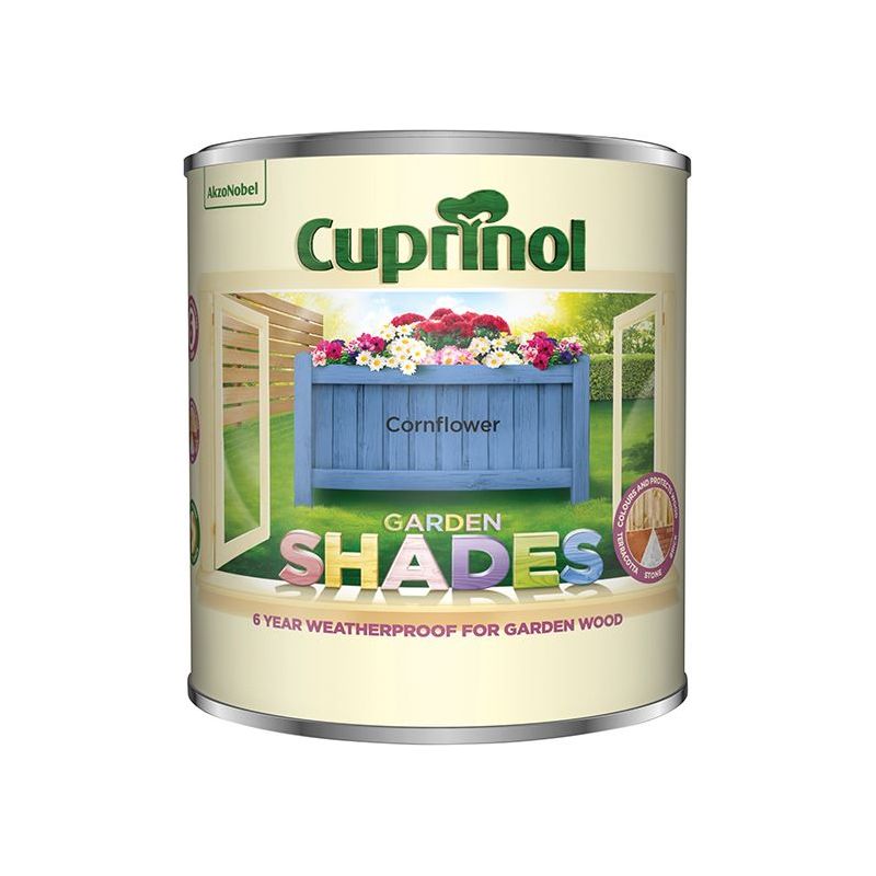 Cuprinol Garden Shades Cornflower 1 litre Cuprinol - Dynamic Drive