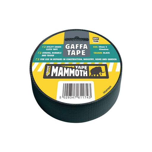 Everbuild Sika Gaffa Tape 50mm x 45m Black Everbuild Sika - Dynamic Drive