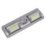 Sealey GL931 Auto Light 1.2W COB LED with PIR Sensor 3 x AA Cell Sealey - Dynamic Drive