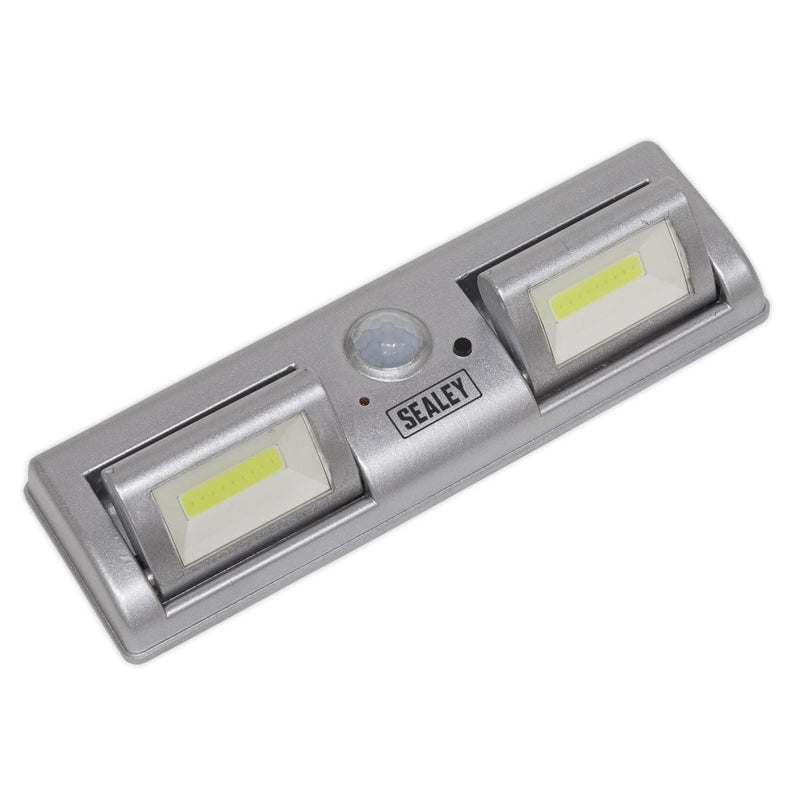 Sealey GL931 Auto Light 1.2W COB LED with PIR Sensor 3 x AA Cell Sealey - Dynamic Drive