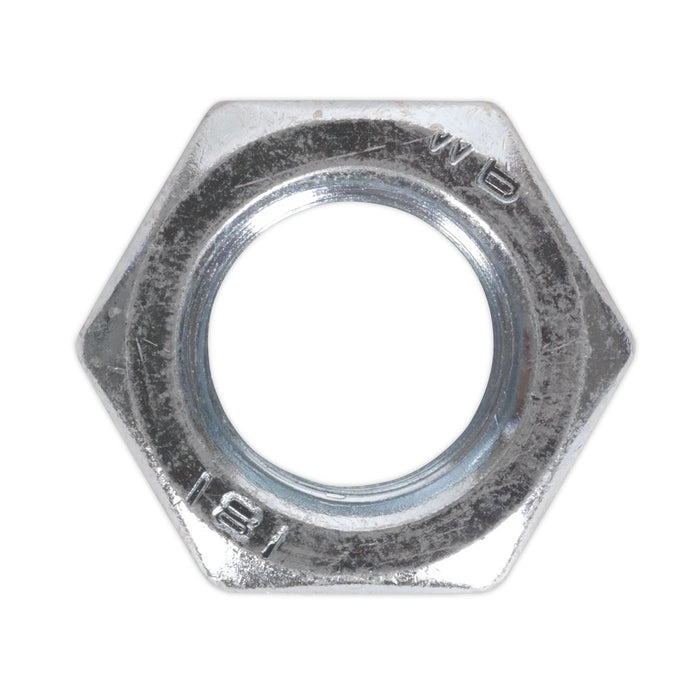 Sealey Steel Nut M24 Zinc DIN 934 Pack of 5 SN24 Sealey  - Dynamic Drive