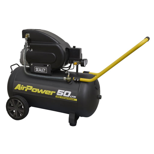 Sealey Air Compressor 50L Direct Drive 2hp 110V SAC5020E110V Sealey - Dynamic Drive
