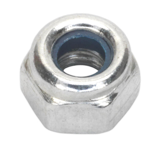 Sealey Nylon Locknut M4 Zinc Pack of 100 NLN4 Sealey - Dynamic Drive