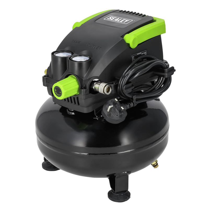 Sealey 11L Oil Free Direct Drive Air Compressor 0.5hp SAC1100 Sealey - Dynamic Drive