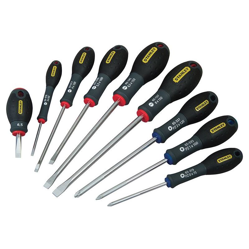 Stanley® Hand Tools FatMax® Screwdriver Set, 9 Piece STANLEY® Hand Tools - Dynamic Drive
